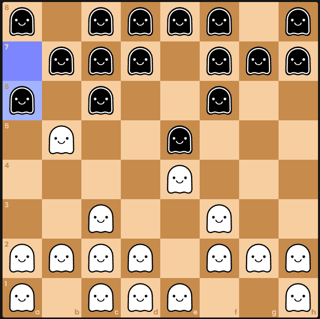 Ghost Chess chessboard