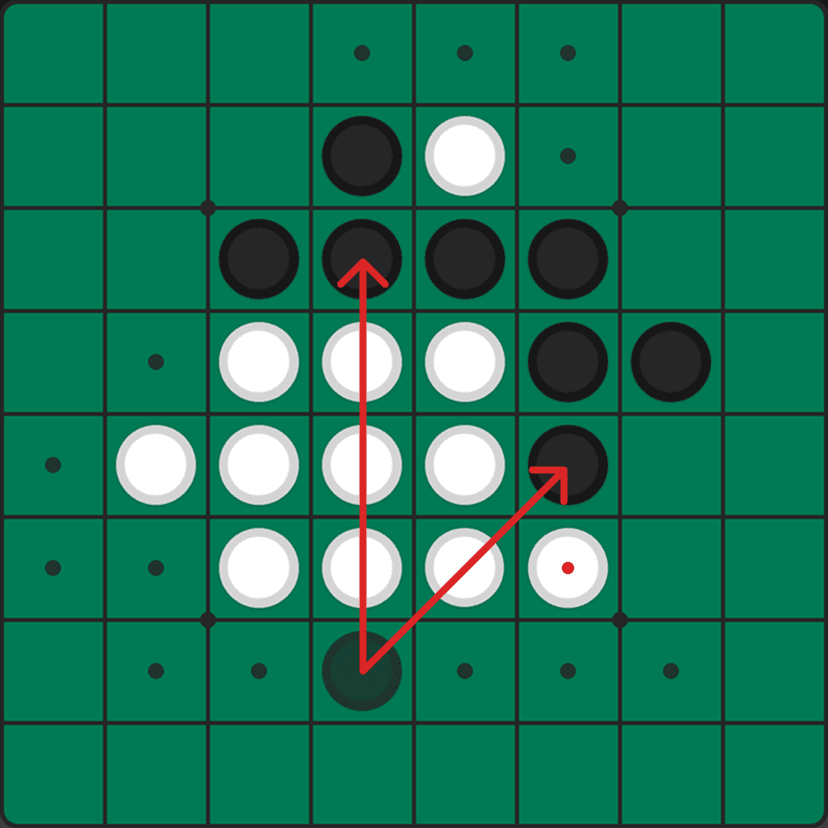 Reversi multiple outflank