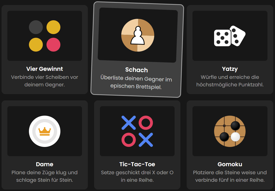 Wähle ein Brettspiel aus
